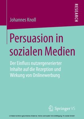 Persuasion in sozialen Medien