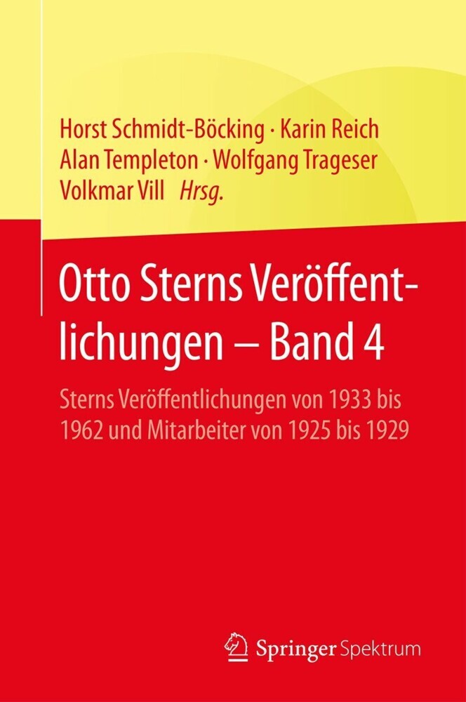 Otto Sterns Veröffentlichungen - Band 4 main product photo