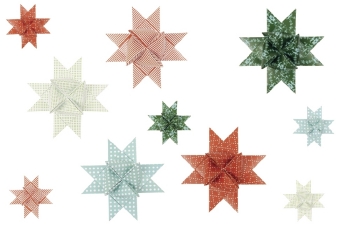Fröbelsterne Modern Christmas