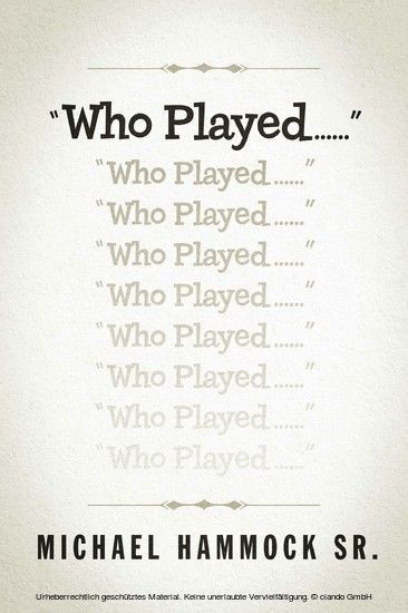'Who Played......' main product photo