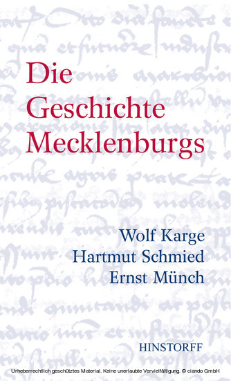 Die Geschichte Mecklenburgs main product photo