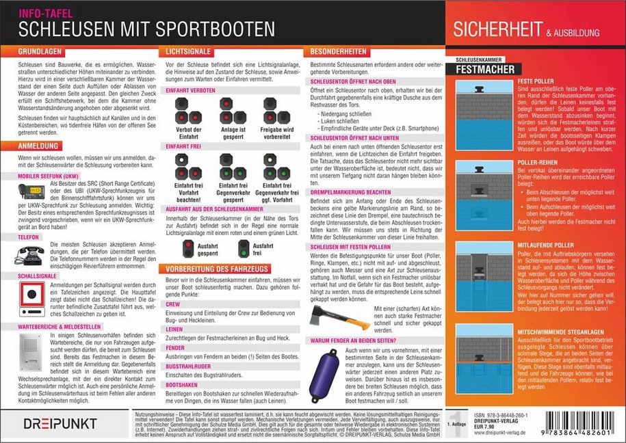 Schleusen mit Sportbooten, Info-Tafel main product photo