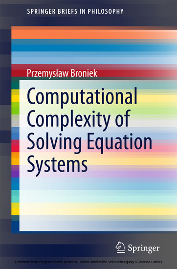 Computational Complexity of Solving Equation Systems main product photo