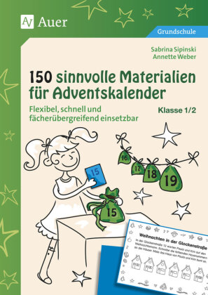 150 sinnvolle Materialien für Adventskalender, Klasse 1/2