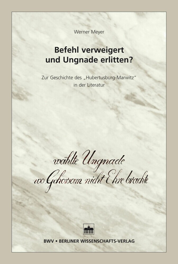 Befehl verweigert und Ungnade erlitten? main product photo