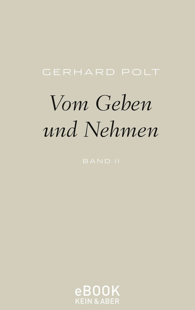 Vom Geben und Nehmen main product photo