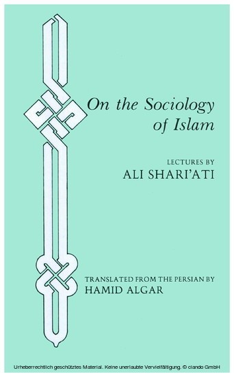 On the Sociology of Islam main product photo