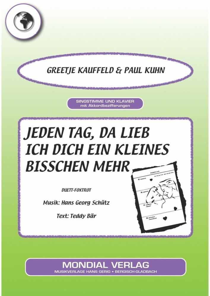 Jeden Tag, da lieb ich dich ein kleines bisschen mehr main product photo