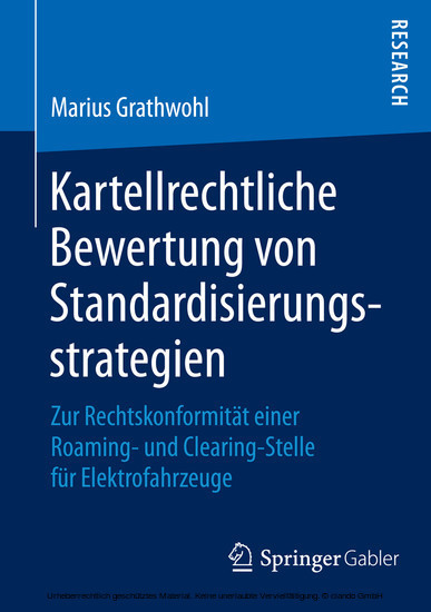 Kartellrechtliche Bewertung von Standardisierungsstrategien main product photo