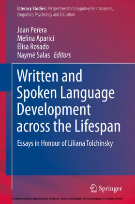 Written and Spoken Language Development across the Lifespan