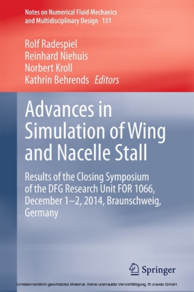 Advances in Simulation of Wing and Nacelle Stall