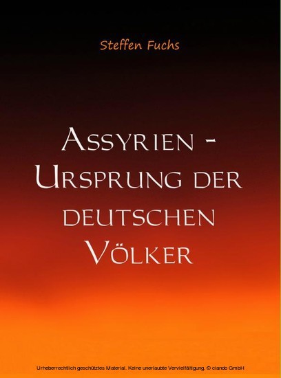 Assyrien - Ursprung der deutschen Völker main product photo