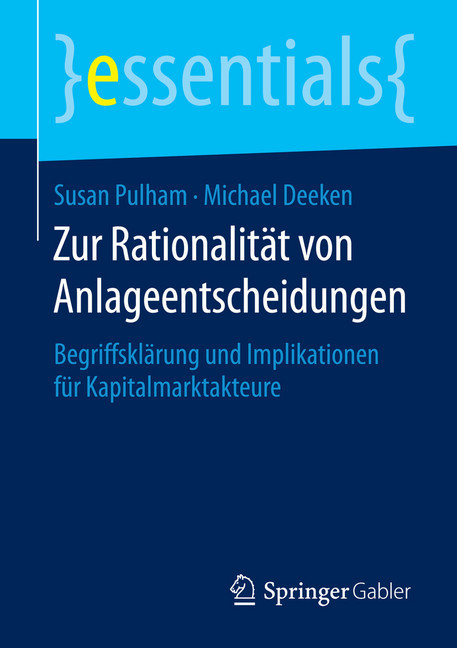 Zur Rationalität von Anlageentscheidungen main product photo