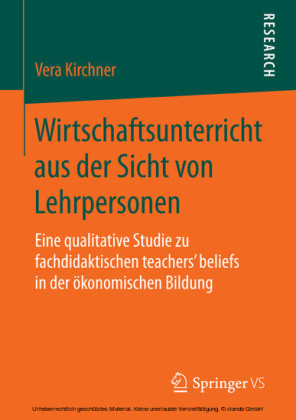 Wirtschaftsunterricht aus der Sicht von Lehrpersonen