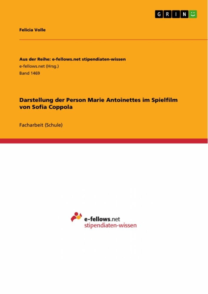 Darstellung der Person Marie Antoinettes im Spielfilm von Sofia Coppola main product photo