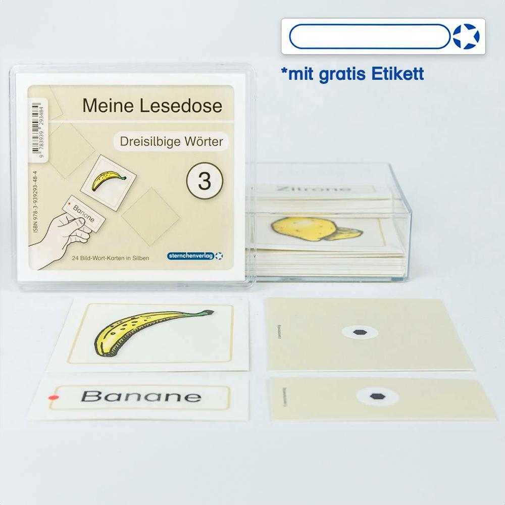 Meine Lesedose 3 - Dreisilbige Wörter main product photo