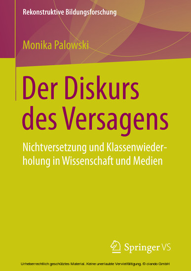 Der Diskurs des Versagens main product photo