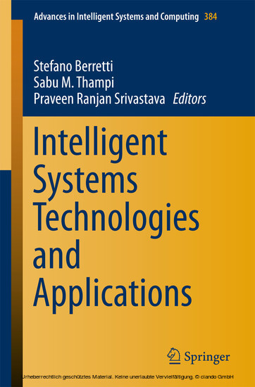 Intelligent Systems Technologies and Applications main product photo