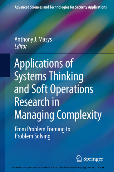 Applications of Systems Thinking and Soft Operations Research in Managing Complexity main product photo