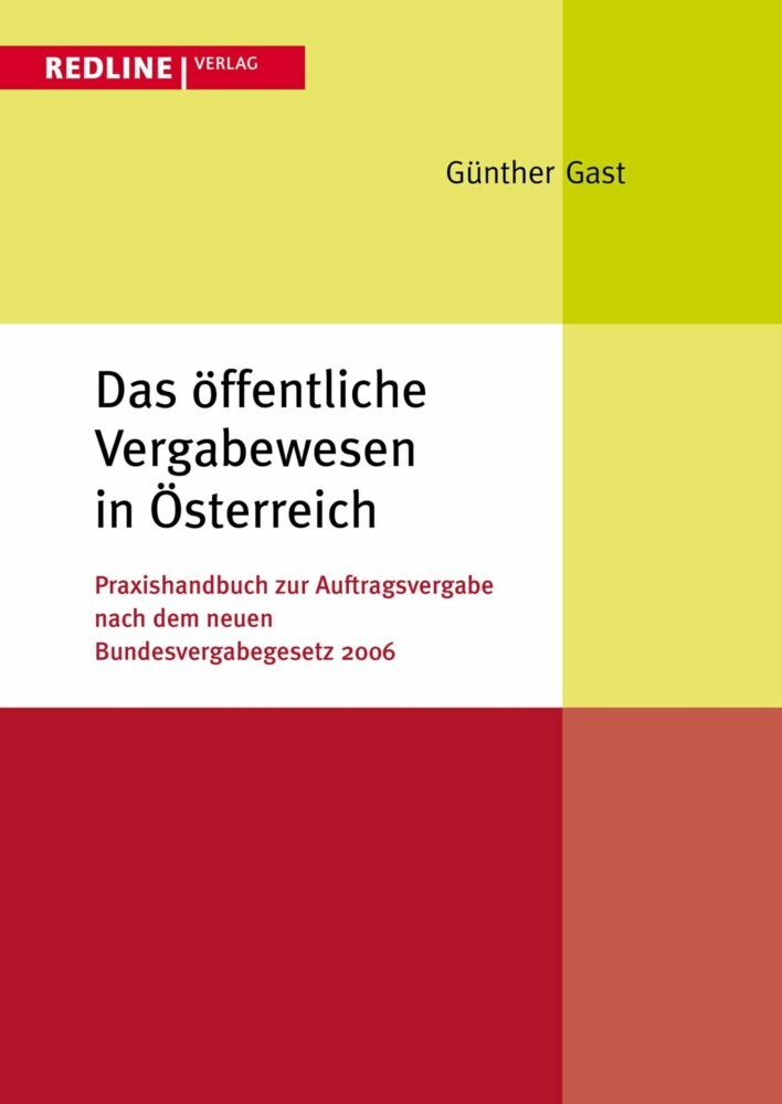 Das öffentliche Vergabewesen in Österreich main product photo