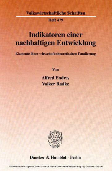 Indikatoren einer nachhaltigen Entwicklung. main product photo