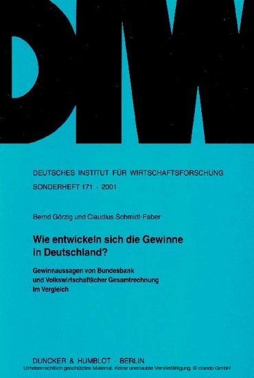 Wie entwickeln sich die Gewinne in Deutschland? main product photo
