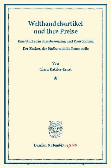 Welthandelsartikel und ihre Preise. main product photo
