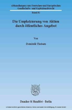 Die Umplatzierung von Aktien durch öffentliches Angebot.