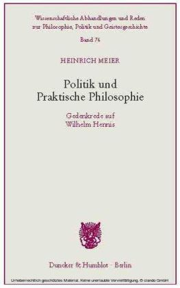 Politik und Praktische Philosophie.