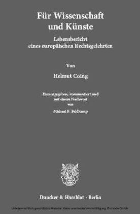 Für Wissenschaften und Künste.