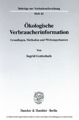 Ökologische Verbraucherinformation.