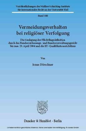 Vermeidungsverhalten bei religiöser Verfolgung.