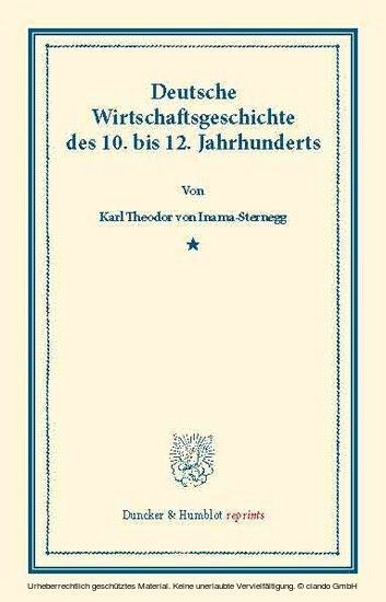 Deutsche Wirtschaftsgeschichte. main product photo