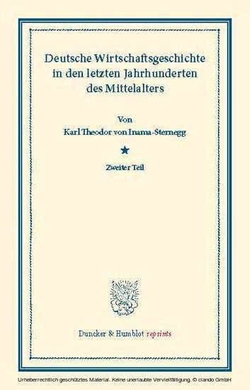 Deutsche Wirtschaftsgeschichte. main product photo