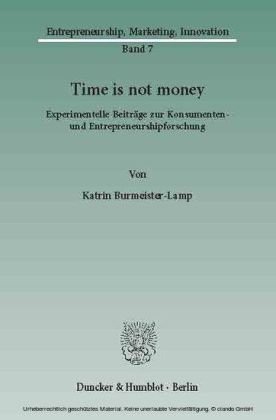 Time is not money.