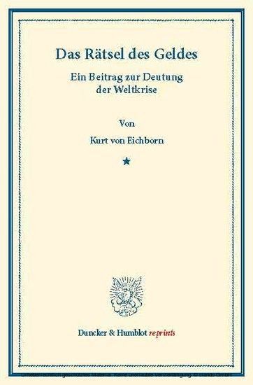 Das Rätsel des Geldes. main product photo