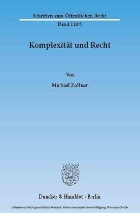 Komplexität und Recht.