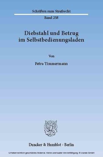 Diebstahl und Betrug im Selbstbedienungsladen. main product photo
