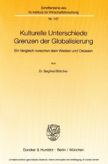 Kulturelle Unterschiede - Grenzen der Globalisierung. main product photo