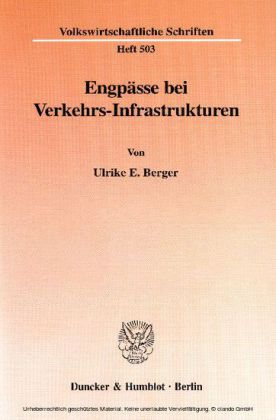 Engpässe bei Verkehrs-Infrastrukturen.