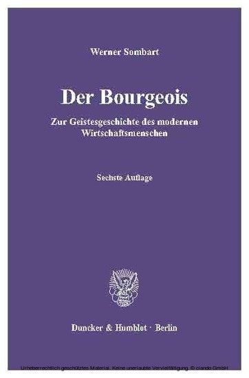 Der Bourgeois. main product photo