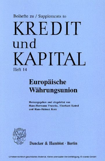 Europäische Währungsunion. main product photo