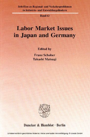 Labor Market Issues in Japan and Germany. main product photo