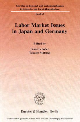 Labor Market Issues in Japan and Germany.