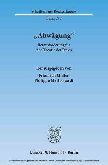 "Abwägung". main product photo
