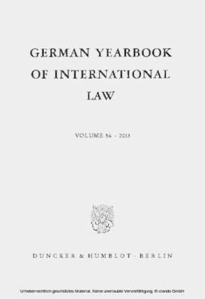 German Yearbook of International Law / Jahrbuch für Internationales Recht.