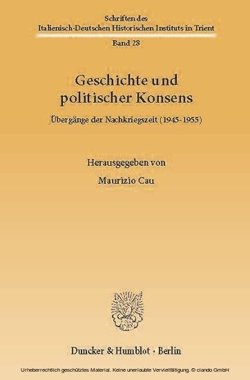 Geschichte und politischer Konsens. main product photo