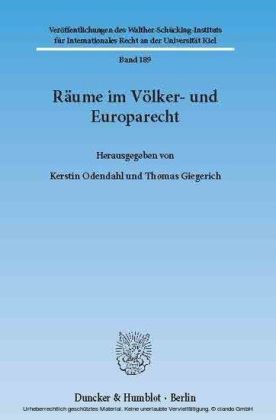 Räume im Völker- und Europarecht.