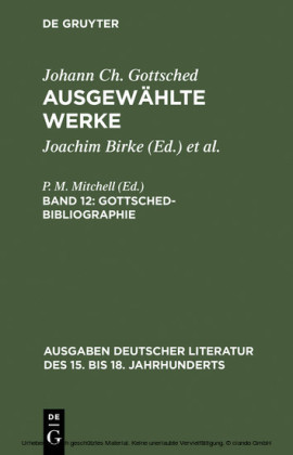 Gottsched-Bibliographie