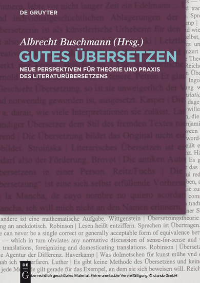 Gutes Übersetzen main product photo